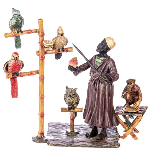 Sculpture bronze coloré arabe - sculpture,