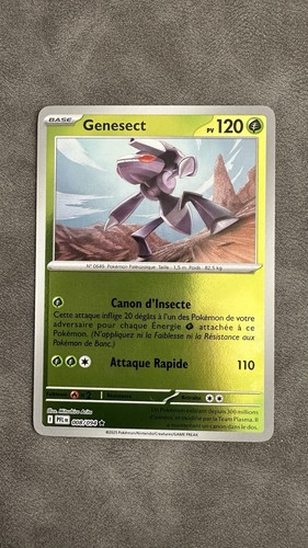 Carte pokémon genesect - carte,