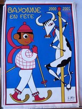 SAEZ - Affiche Bayonne en Fête 2000-2001