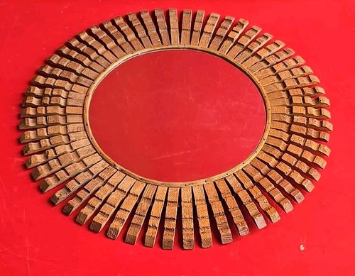Miroir soleil ancien - soleil, en