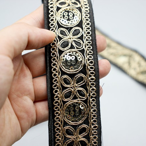 4cm largeur broderie - 9.1m,