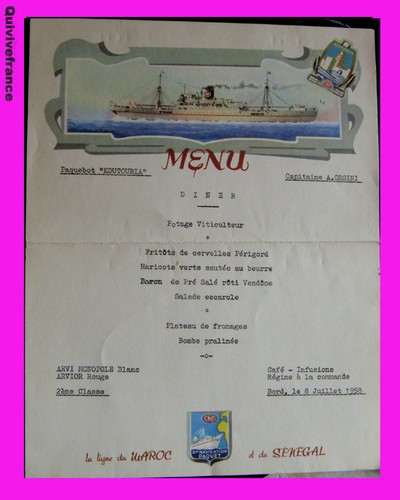 MENU CIE NAVIGATION PAQUET
