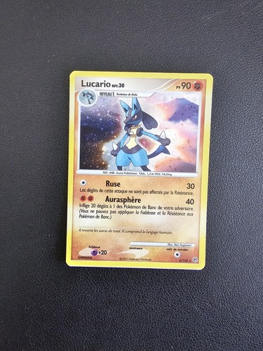 Carte pokémon lucario - pokémon, 6/130