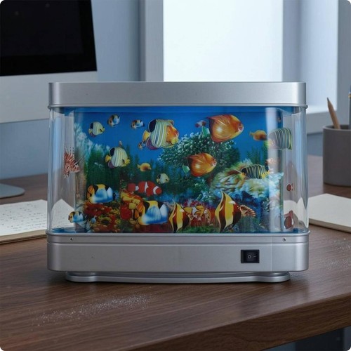 Aquarium décoratif lumineux - décoratif,