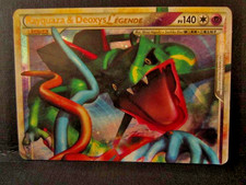 Cartes Pokémon Rayquaza et Deoxys LEGENDE 89 90 FR État Très moyen