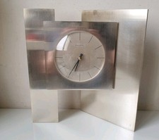 pendule horloge hour lavigne metal brosse No chrome design minimalisme
