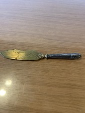 Couteau Poisson Metal Doré
