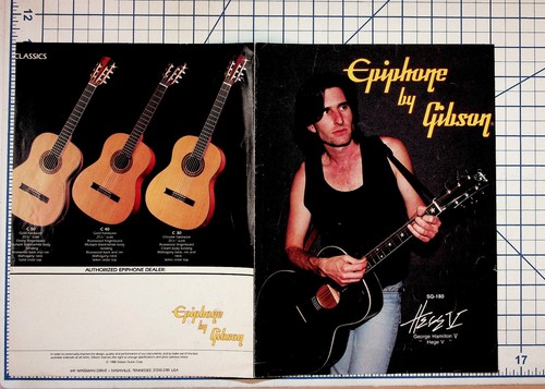 1986 epiphone gibson guitar - epiphone,