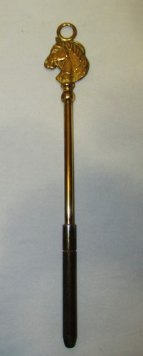 Piquet ancien bronze tete - en,