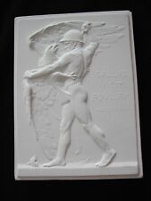 BAS RELIEF - PLATRE - La France terrassant l'aigle Allemand - G. PRUD'HOMME 1918