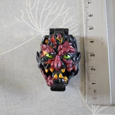 RARE --- vintage MIGHTY MAX bluebird - shrunken heads - ROCK MONSTER