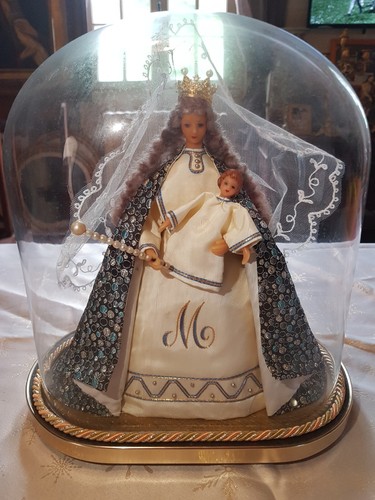 Vierge enfant en cire - à,