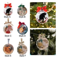 Boule de noël transparente