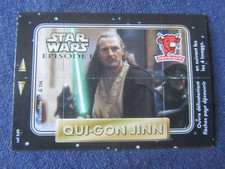 ANCIENNE CARTE STAR WARS LA VACHE QUI RIT QUI-GON JINN