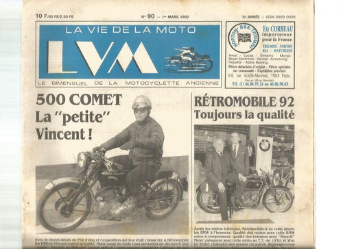 Vie moto n 90 500 - vie, de