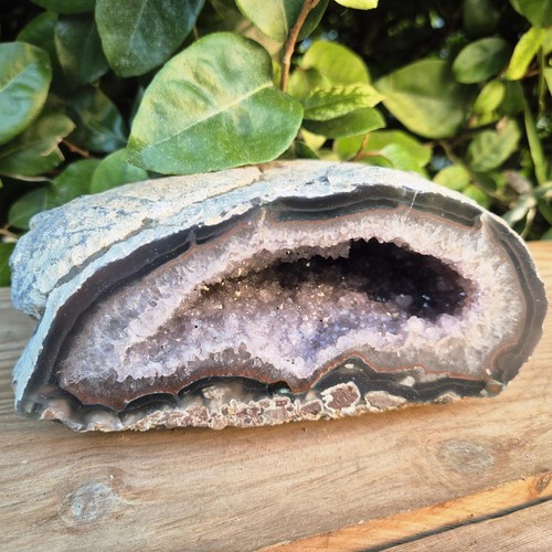 Géode agate améthyste - géode,