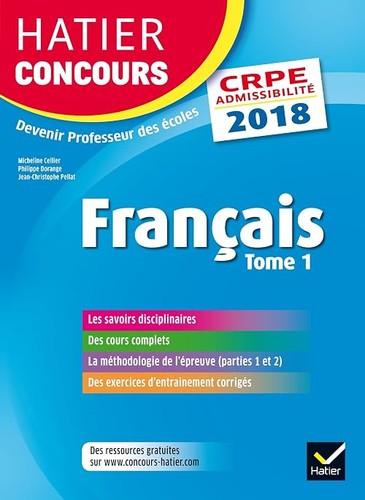 Hatier concours crpe 2018 - hatier,