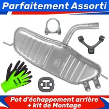 Pot d’échappement arrière