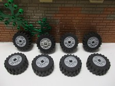 (F6/2) Lego 8 pneus 30.4 x 14