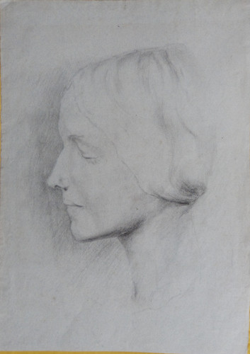Dessin ancien tete de - ancien,
