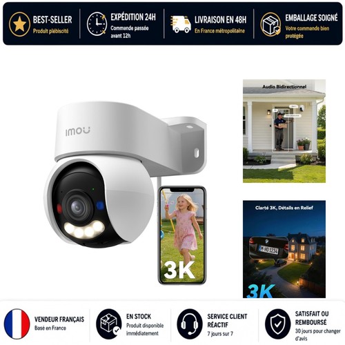 Imou caméra surveillance - caméra, wifi