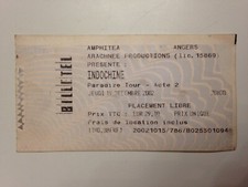 TICKET CONCERT INDOCHINE