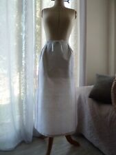 tablier ancien lin vers 1900 confectionné dans de la toile à torchon état neuf