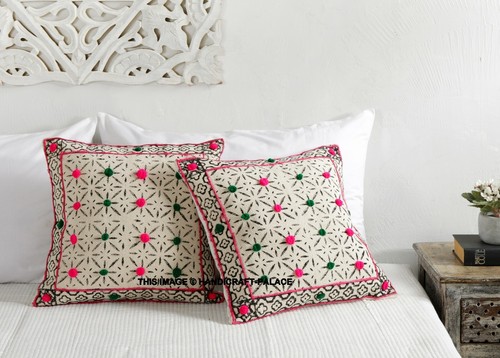 Boho coussin housse - boho, crème