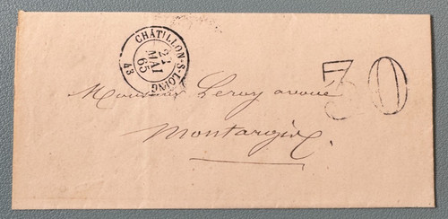 Lettre chatillon sur loing - lettre,