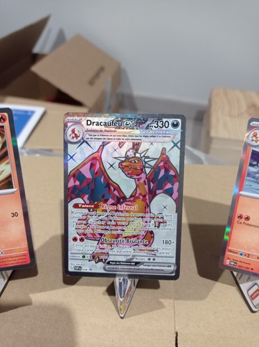 Carte pokémon dracaufeu ex - carte,