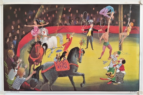 Affiche scolaire cirque - cirque, +