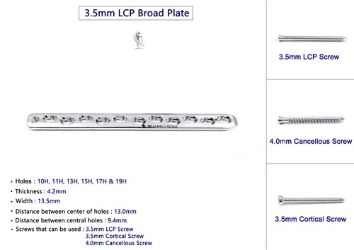 Plaque large lcp lot de - plaque,