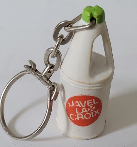 Porte clé bouteille javel - porte, la