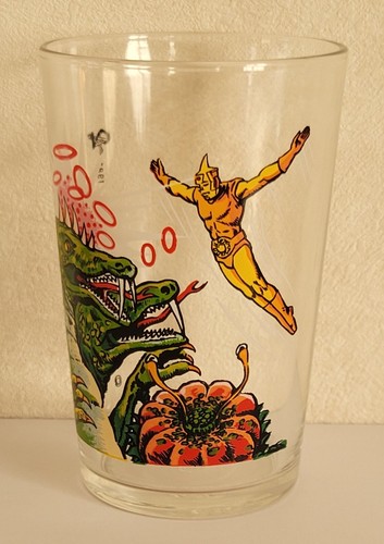 1981 ancien verre moutarde - verre,