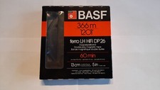 1 Bande magnétiques BASF ferro LH HIFI DP26. 366m  × 13cm. Neuf. 