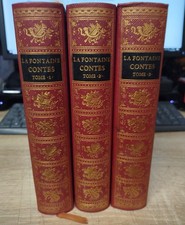 Contes De La Fontaine En 3 Volumes .. Editions Jean De Bonnot.