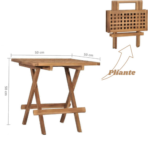 Table pliable jardin - table,