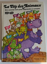 La fête des animaux apprendre à compter pop hop Shapiro Rouge et Or livre animé