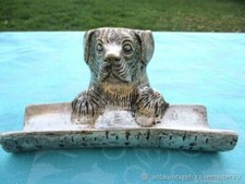 Porte crayon ancien Chien