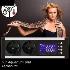 THERMOSTAT THERMORÉGULATEUR DIGITAL TERRARIUM CHAUFFER/RAFRAICHIR ALARME TX1