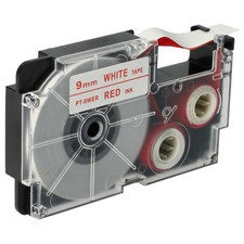 Cartouche à ruban pour Casio KL-750E KL-70E KL-7400 KL-7000 KL-7200 rougeblanc