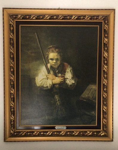 Rembrandt girl with a - rembrandt, «
