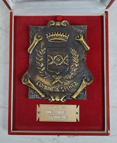Plaque médaille souvenir - plaque,