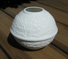 Photophore en porcelaine