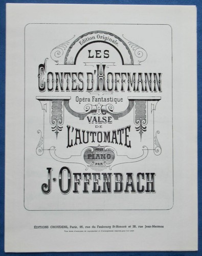 Jacques offenbach valse - valse, de