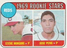 1969 topps steve mingori jose - topps,