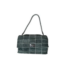 Chanel  2.55 Grey Suede Leather Bag