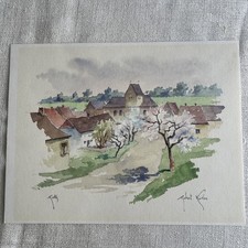 Aquarelle originale robert - aquarelle,