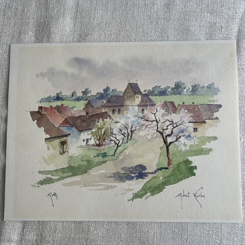 Aquarelle originale robert - aquarelle,