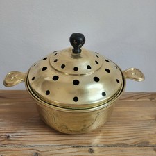 Marmite Pot en Cuivre Jaune à